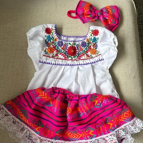 encanto pink dress Kids Encanto Isabela Madrigal Dress Girls Isabela Cosplay Costumes ACcosplay, 140cm